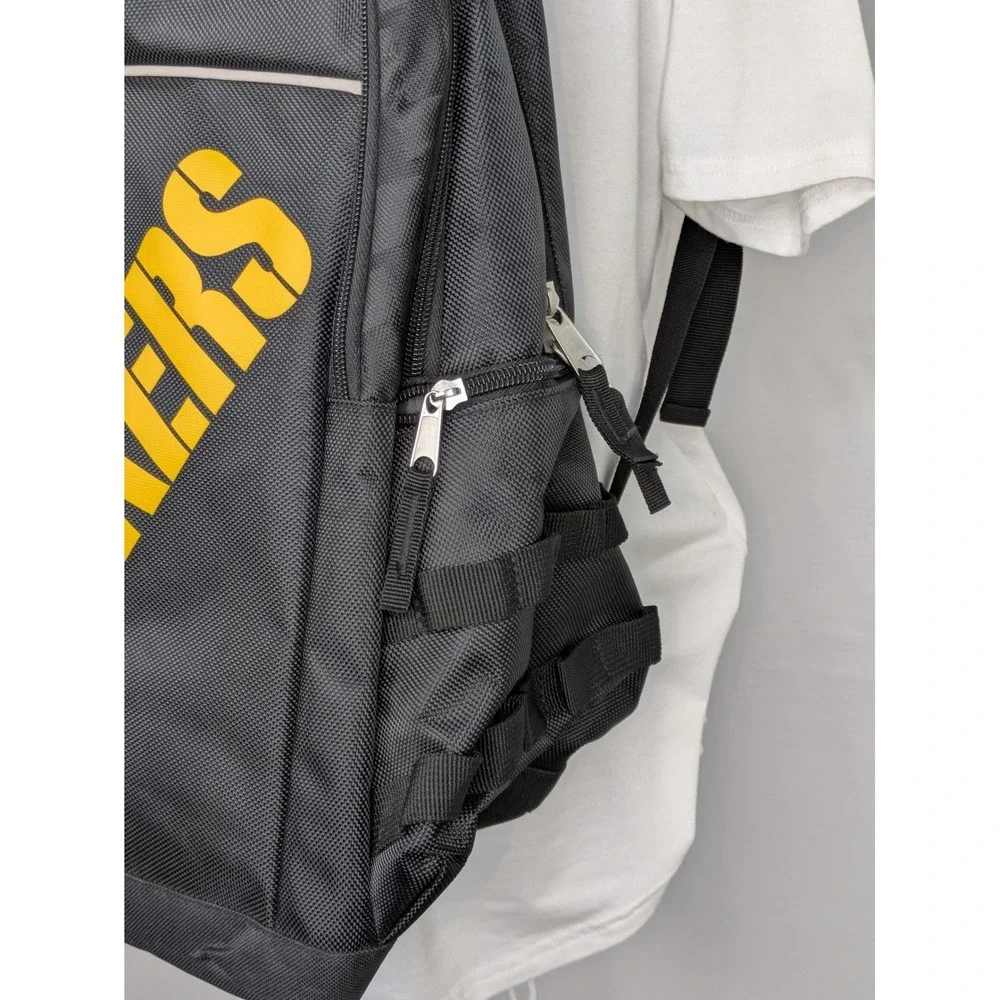 Green Bay Packers NFL Backpack Black Laptop School Travel Book Bag 20x13x8